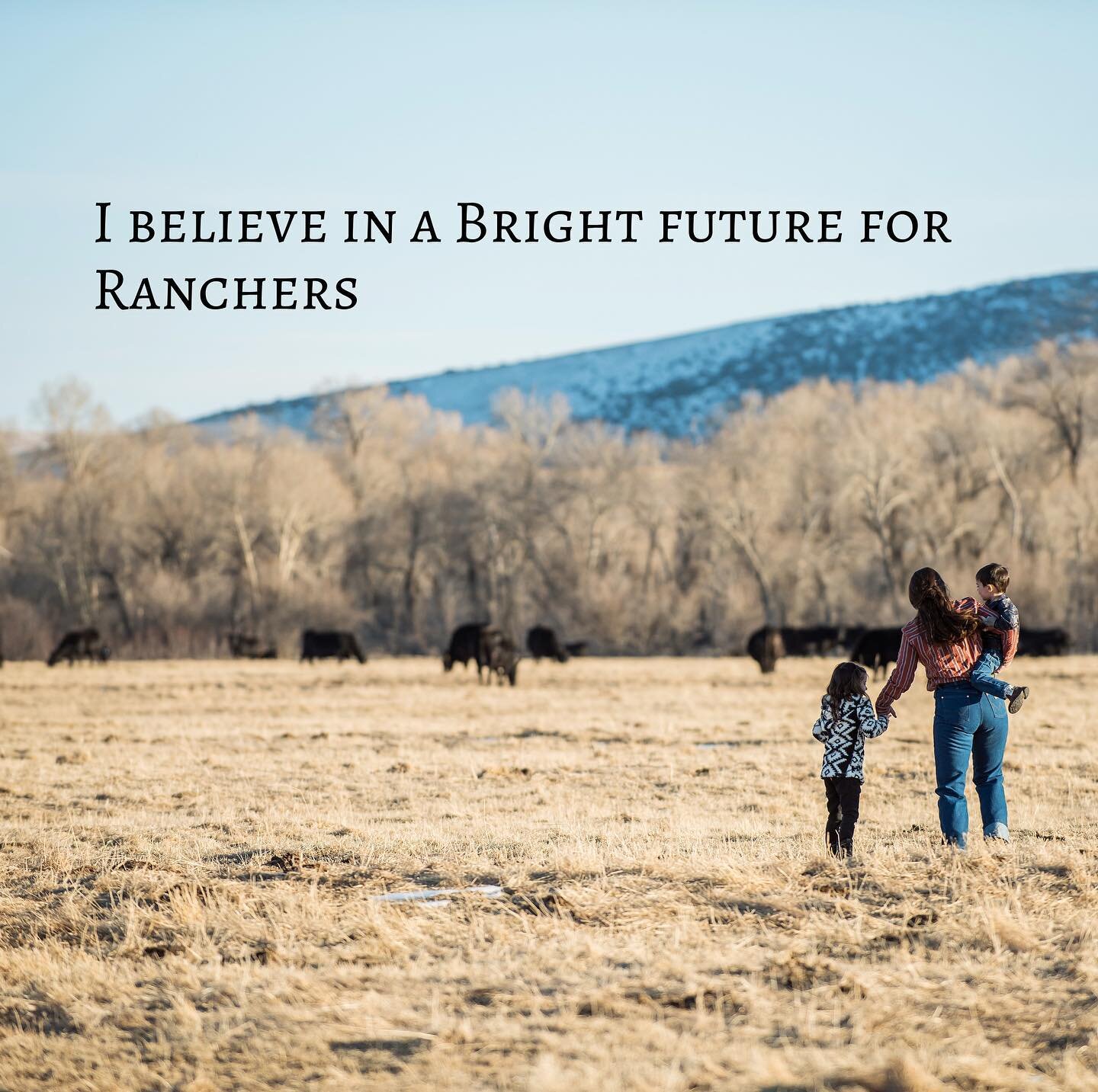 I believe in a bright future for America&rsquo;s Farmers and Ranchers.⁣
⁣
I believe it because I see the dedication of my family and neighbors. The dedication to do better for their family and for their livestock. To do better for our environment.⁣
⁣